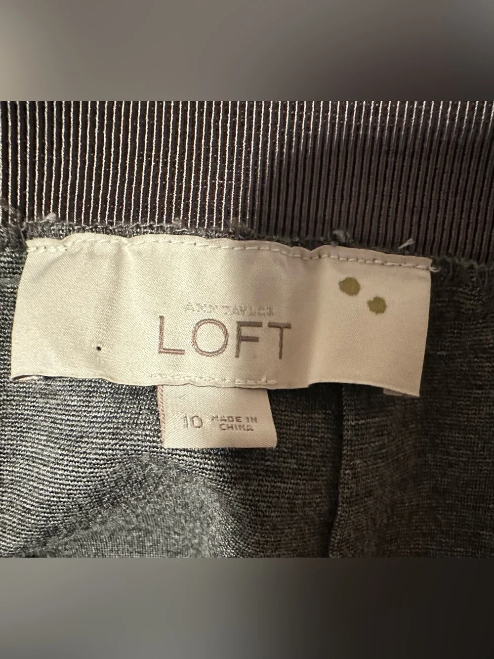 Ann Taylor Loft Women's Brown And Gray Lace Pencil Skirt Size 10 - Picture 6 of 10